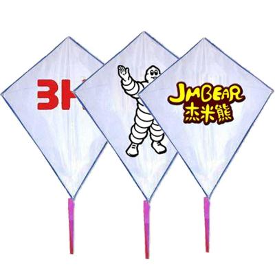 China 2020 Customized Gift Logo Advertising Diamond Outdoor Game Kite for sale