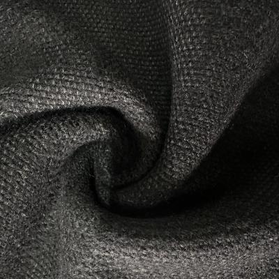 China New Anti Pill Trends Wool/Polyester Fabric Yarn Dyed Merino Wool Jacquard Knitted Fleece Fabric For Jacket Suit Coat for sale