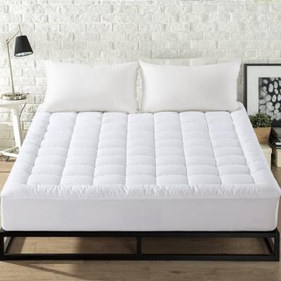 China Anti-Pull Twin Size Soft Mattress Cover , Breathable Quiet Quilted Fitted Mattress Protector With 8-21