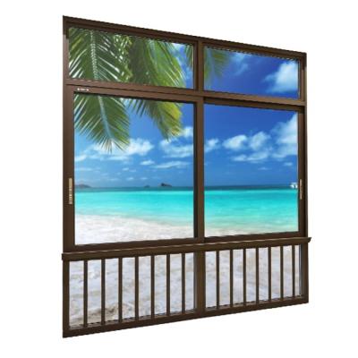 China 2021 Cheap Price Folding Screen Aluminum Frame Sliding Window For Project for sale