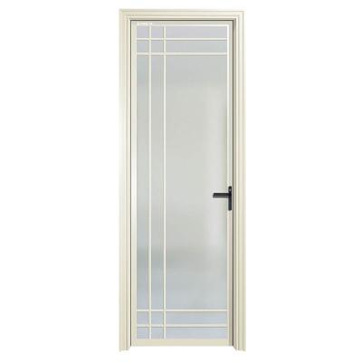 China Aluminum narrow door puertas de aluminio part side view cover glass swing door curtain fabric door DIAOSI 45 modern wide view edge double for sale