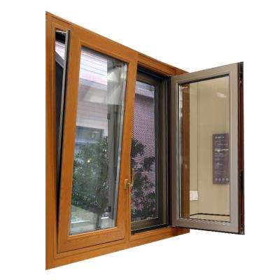 China Seamless Swing Hihaus New Basement Bathroom Awning Aluminum Tilt And Turn Window for sale