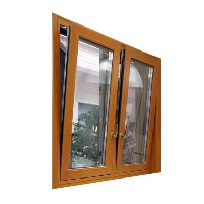 China New Double Hinged Swing Hihaus Casement Awning Tilt And Turn Glass Aluminum Windows for sale