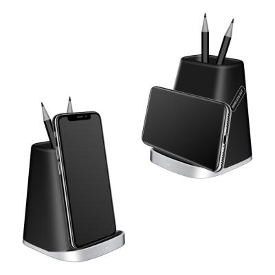 China Fast Wireless Mobile Phone QI Charger Cradle Charging Station Stand For Smart Phone for sale