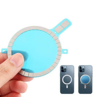 China Cell Phone Environmental Friendly Radio Charging Magnet For iPhone 11 Xs X Xr 8 Plus Compatible With Magnetic Safe Case Magnetic Ring Sticker for sale