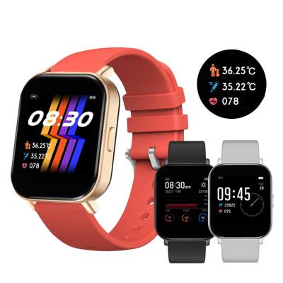 China 2020 Smart Touch Screen New Arrival Sports Fitness Wristband R66 Heart Rate Body Temperature Monitoring Smart Wristbands for sale