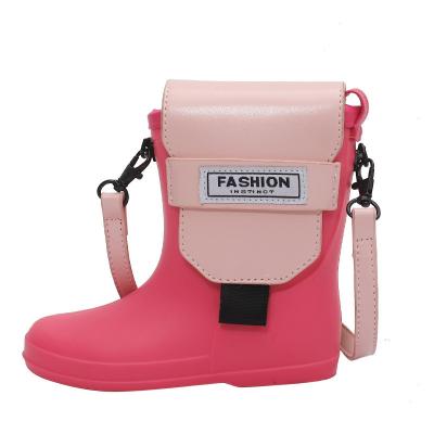 China 2021 New Fashion Kids Rain Boots Jelly Women Bag Cell Phone Cross - The Body Bag for sale