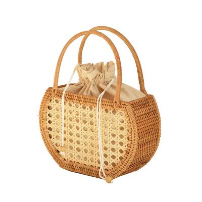 China NATIONAL Hot Selling Handwoven Handwoven Handwoven Basket Picnic Basket Outlet Handwoven Handbag for sale