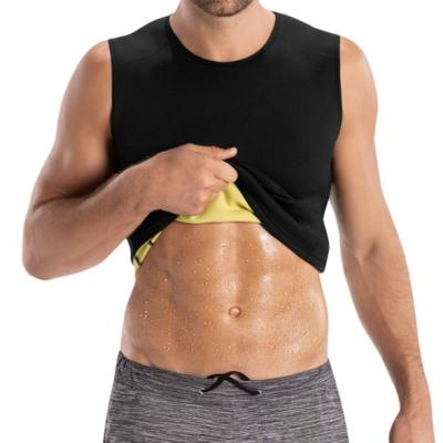 China 2020 Fat Sweat Antibacterial Belly Sauna Burner Men Slimming Shapewear Neoprene Vest Weight Loss for sale