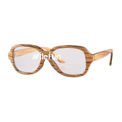 China Wooden Eyewear Wooden Optical Thin Strong Light Laminate Optical Glasses Frame for sale