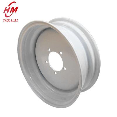 China China factory custom cheap agricultural wheel rims steel rims 5.5x16 for 700-16 tires for sale