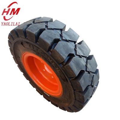 China Industrial Machinery Repair Shops Solid Forklift Tire 6.50-10 Rubber Tire 5.00F-10forklift Parts for sale