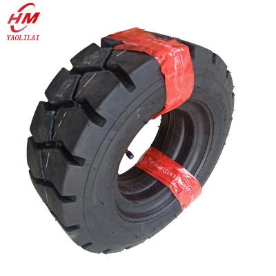 China Machinery Repair Shops China Factory Forklift Spare Parts Solid Industrial Tire 18*7-8 Tires for sale