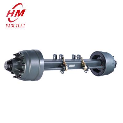 China Steel German Semi Trailer Axle 16 Tons Trailer Suspension Axle Manufacturers Custom for sale