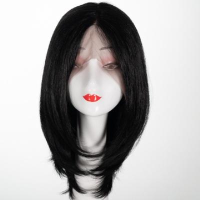 China 100%Brazilian Hair Factory Price Cheap Transparent Hair Lace Front Wig for sale