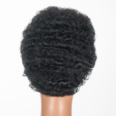 China Wholesale Afro Wig Mongolian Cuticle Aligned.No Gray Hair Wigs For Colored Woman Cuticle Aligned Virgin Bob Wig Machine Made Hair for sale