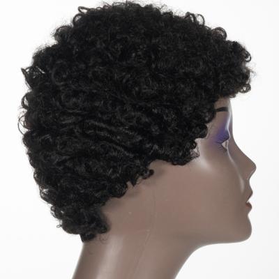 China Cuticle Aligned.No Gray Wholesale Water Weave Machine Made Bob Wig Short Curl India Hair Wigs For Black Woman Virgin Cuticle Aligned Hair for sale