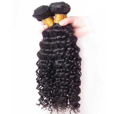 China Deep Wave Landaisy Malaysian Virgin Hair Deep Curly Weave Bundles Remy Human Hair Extensions for sale