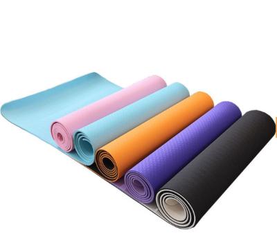 China Eco-Friendly 10MM Home Yoga Mat Exercise Equipment 6MM Non Slip Pilates Eco Use Yoga Mat for sale