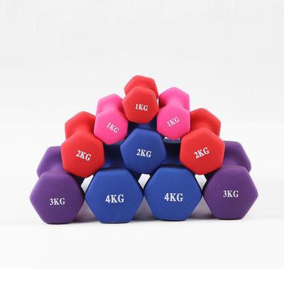 China Durable Fitness Accessories Fitness Accessories / Women Standard Dumbbell Set Color Dumbbel for sale