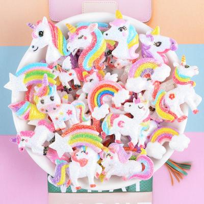 China Western Bling DIY Resin Accessories Cake Decorating Supplies Unicorn Cake Decoration for sale