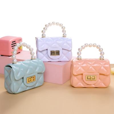 China 2021 PVC Messenger Mini Jelly Bags Women PVC Small Square Bags for sale