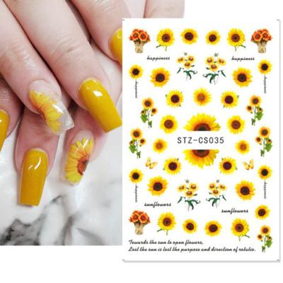 China 3d Nail Stickers Paper Cartoon Panda Fruits Manicure Stickers 2021 for sale