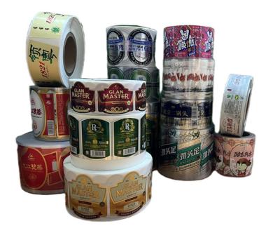 China Drinks/beverage/ wine bottle /Canned food/ Shampoo/ cosmetic/ chemical High printed custom labels label sticker with high quality for sale