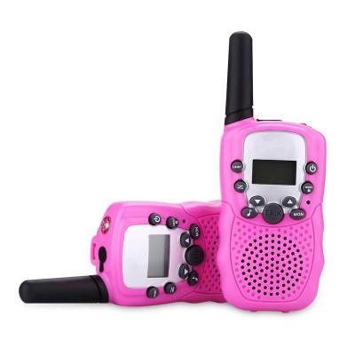 China High Quality ABS+PVC+IC White Lamp Battery Walkie Talkie Child 3-5km Walkie Talkie for sale