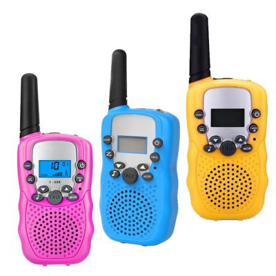 China High Quality ABS+PVC+IC FB White Lamp Battery 50km Walkie Talkie for sale