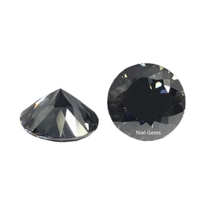 China Color Set Or Fire Dark Purple Gray Color Portuguese Round Cut 8mm Synthetic Gem 9mm Loose Diamond 7mm Gray Blue Moissanite for sale