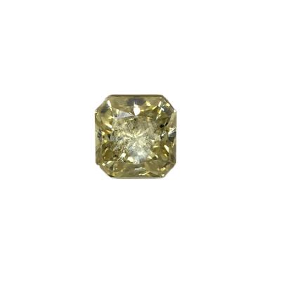 China Fire Customized Octagon Cut Diamond Color Set Or Price Colored Yellow Moissanite for sale