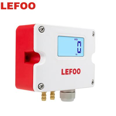 China LEFOO Multi-Range Digital Differential Air Pressure Transmitters with Modbus Communication for HVAC LFM5 for sale