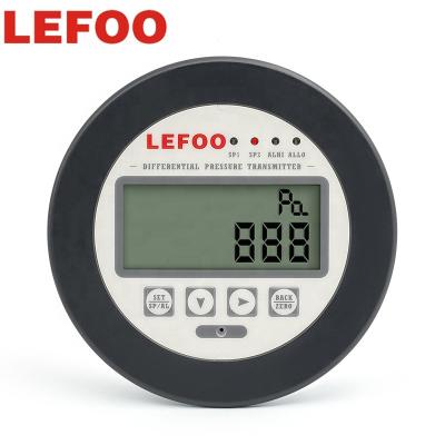 China LEFOO 4-20ma RS485 Output Controller LCD Display Air Pressure Sensor HVAC Differential Pressure Transmitter LFM32 for sale