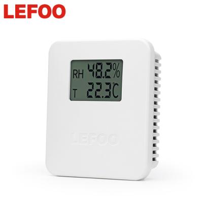 China LEFOO Indoor Type LCD Digital Temperature and Humidity Sensor Transmitter with LFH20 Display for sale