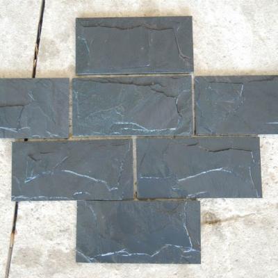 China Modern direct black exterior wall cladding natural plant culture mushroom stone for sale