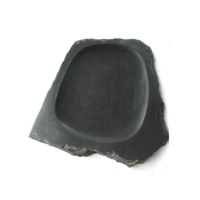 China Home.Restaurant.Bar.Hotel.Wedding High Quality Guarantee Natural Shape Dish Black Slate Dish for sale