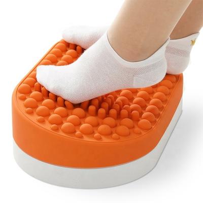 China Home Office Storage Portable Foot Stool Soft Silicone Foot Massager For Under Office Foot Rest for sale