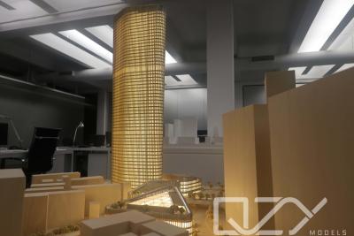 China JKP Skyscrapercity Modell Hochhaus 3D Modell Architekt zu verkaufen