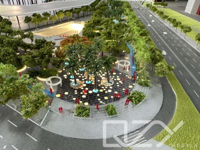 Cina Sport Oasis L&B Modelli paesaggistici con modelli di strade di alberi di fiori Mostra del progetto governativo in vendita