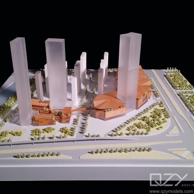 China 1/1000 Architectural Concept Model Commercial Complex City Scale Model Lightweight for sale