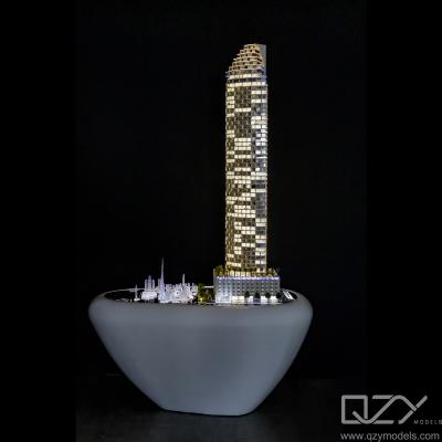 China Scale Architectural Concept Model Famous Buildings Dubai W Residences DARGLOBAL 1/125 for sale