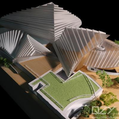 China EMBE 1/300 Modelo de maqueta arquitectónica paramétrica Centro de Artes Escénicas de Shenzhen en venta