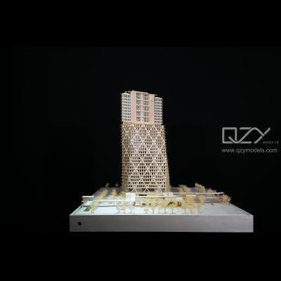 China ROHS Headquarter Architectural Site Model JKP 1/200 Miniature Skyscraper for sale