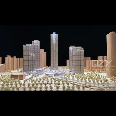 China Acrylbasis Architectonisch fysiek model Xiamen Project JKP 1/500 Te koop