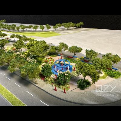 China Landscape Maquettes Architecture Conceptual Models L&B 1/300 Futian Sport Oasis for sale