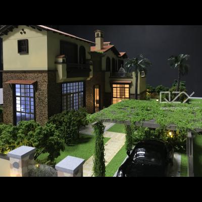 China OEM Modern Residential Architectural Models 1/25 Villa Interior Design for sale