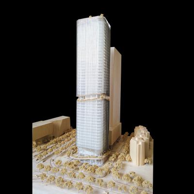 Cina Modelli in miniatura di edifici - PES 1:300 Wumart Tower in vendita