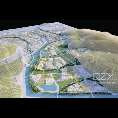 China Wuyan Design - 1/1500 Ningbo Yinzhou Yinzhou River Planning Mode for sale