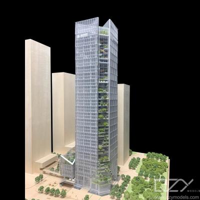 China Aedas 1/200 Shenzhen Qianhai Financial Holdings Gebouwconceptueel model Te koop